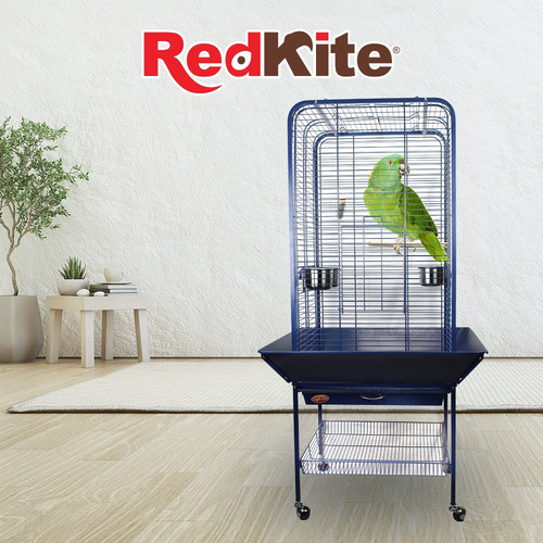 Redkite Jaula Caracas P/loro 80x59x145 Cms Metálica C/ruedas