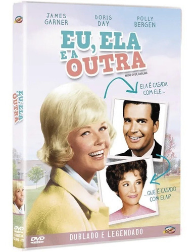 Eu, Ela E A Outra - Dvd - Doris Day - James Garner - Novo