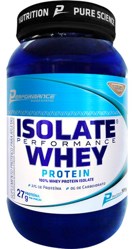 Iso Whey Protein Isolado Cookies Performance Nutrition 909g