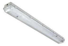 Lámpara Antipolvo Con 2 Tubos Lucerna 18w 65k 120cm