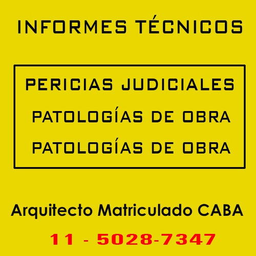 Ley 257/99 - Informes Técnicos - Arquitecto - 11.5028.7347