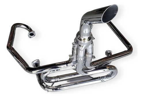 Escape Header Cromado Para Buggy Arenero Offroad Tubular