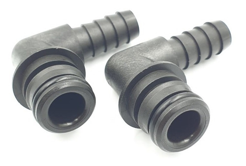 Conector Flojet Quad Espiga Codo 90° 1/2  20381009