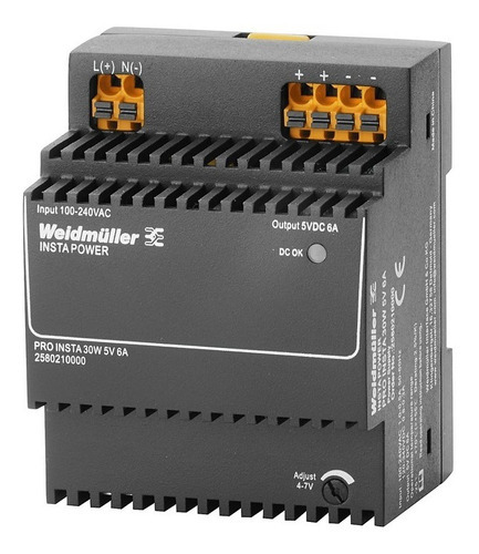 Fuente 2580210000 Pro Insta 30w 5v 6a Weidmuller