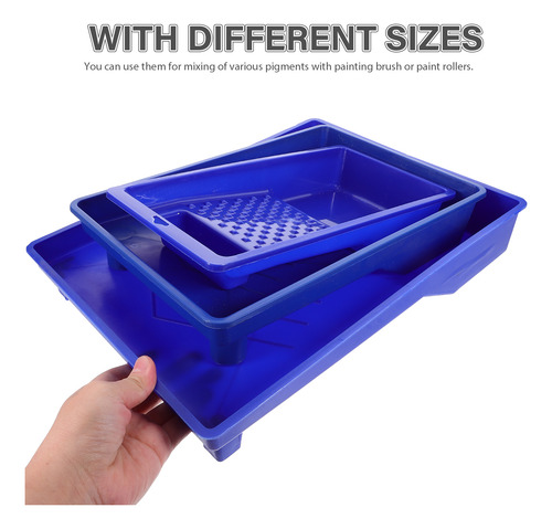Recipiente De Plástico Para Llenar Bandejas De Pintura, 3 Un