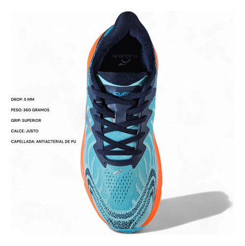 Zapatillas Deportivas Hombre Maraton #1023 Trail Running