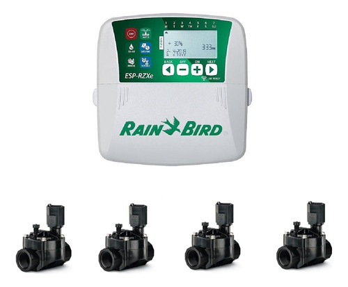Kit Riego Automatico Rainbird Esp-rzxe 4 Zonas