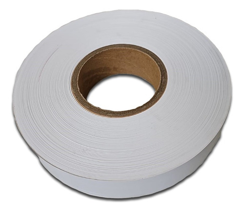 Pack X8 Rollos Poliamida Blanca 40mm X 200m Buje 3 Pulgadas Para Impresión De Etiquetas Textiles Para Impresoras Zebra, Tsc, Honeywell, Hprt, Datamax, Sato,xprinter, De Alta Durabilidad
