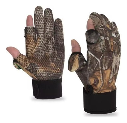 Guantes Caza Camoflaje Rt Tactico Multifuncional Termico