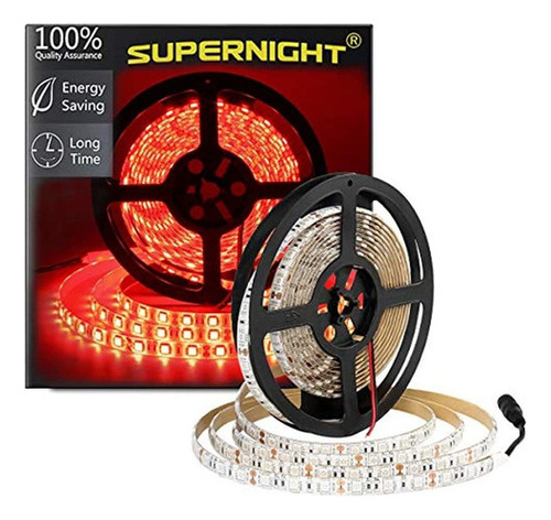 Supernight Tm 164ft 5m Smd 5050 Waterproof 300leds Led Rojo