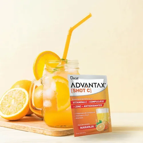 Advantax Shot C Suplemento Alimenticio Vitaminas A D E Complejo B ...
