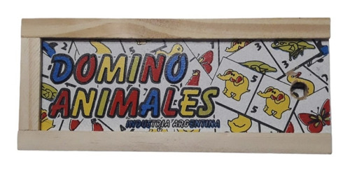 Domino De Madera Infantil En Caja Didáctico Varios Modelos