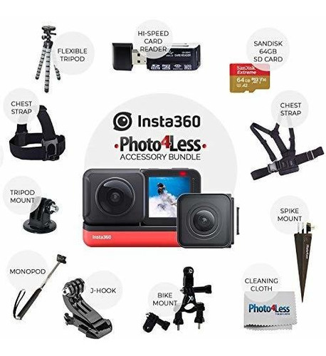 Insta360 One R Twin Edition (cámara 360 + Gran Angular 4k) +