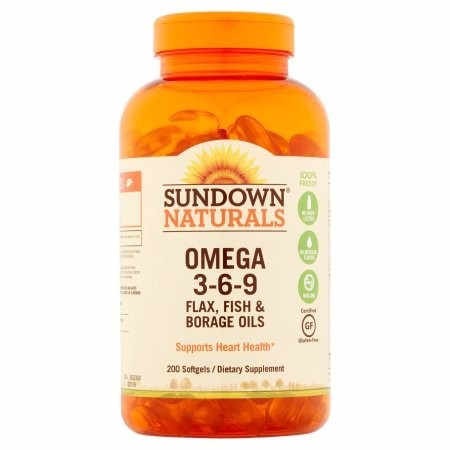 Sundown Naturals Triple Omega 3-6-9 X 200 Softgels