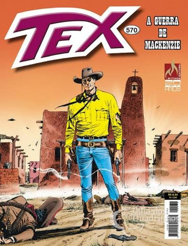 Revista Hq Gibi - Tex Mensal 570 - A Guerra De Mackenzie