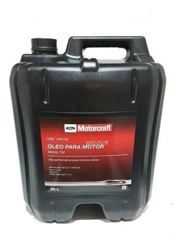 Imagem 1 de 4 de Óleo 15w40 Ci4 Motorcraft Ford Cargo Mineral Balde 20 Litros