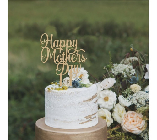 Imagen 6 de 10 de Letrero Para Pastel Mama Te Amo Topper Cake Art943