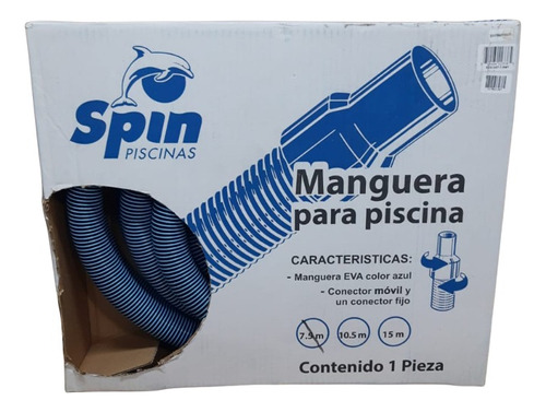 Manguera Spin Flexible 10 M Albercas Piscinas Máxima Calidad