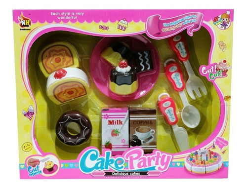 Set De Cocina Infantil Nena Con Comiditas  * Sheshu Toys 