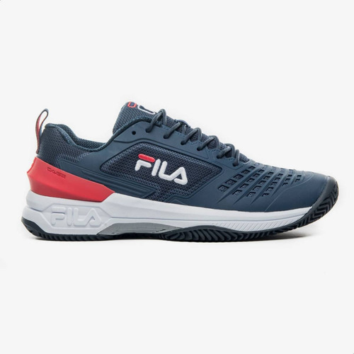 Tênis Fila Axilus Ace Clay color navy/red/white - adulto 41 BR