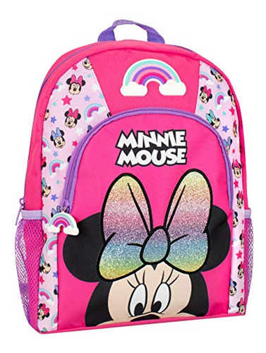 Mochila Minnie Mouse De Disney Para Niños, Rosa