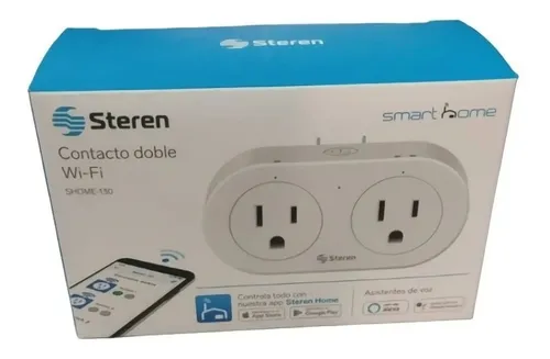 Toma Corriente Emchufes Inteligente Doble Conexion Wifi 10a
