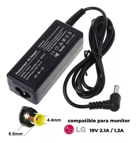 CARGADOR COMPATIBLE LG 19V - 2.1A 6.5*4.4 MM