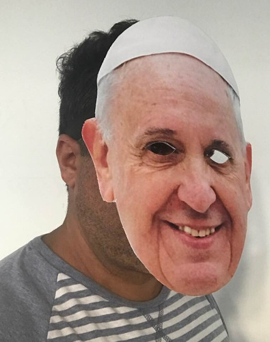 Careta Papa Francisco Cotillon Disfraz Party Fiesta Cumple !