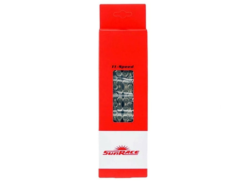 Corrente Bike Sunrace 11v 126 Elos Cn11a Mtb Speed Cromada