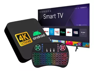 Tv Box Pc Android 4k Hd 1 Año Garantia + Control Touch Pad