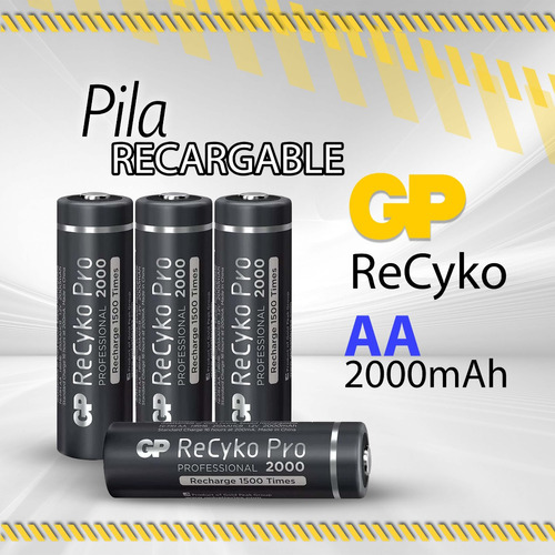 Pila Gp Recyko Recargable Modelo Aax2 2000mah / 06491