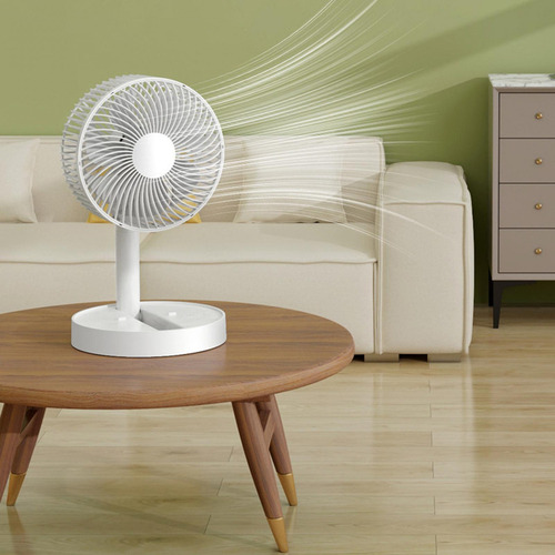 Ventilador Silencioso Recargable, Ventilador De Pie