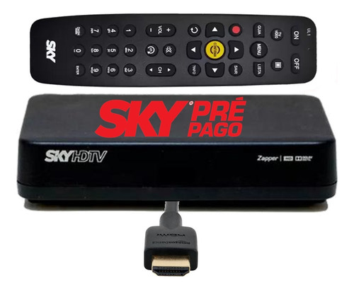 Receptor Sky Pre Pago Hd Com Recarga Super