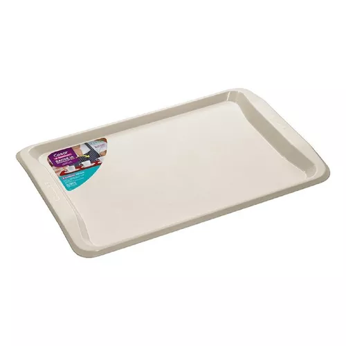 Bandeja plastico rectangular comida rapida 46x30 cm Rosa claro