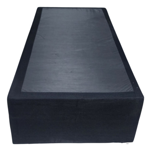 Sommier Cama Marinera Ayfa Colchon Resortes 1 Plaza 80x190 Color Negro