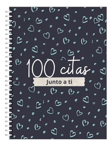 Libro 100 citas Juntos Premium Horizontal Calma GENERICO