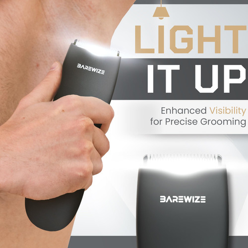 Body Hair & Pubic Hair Trimmer Barewize Waterproof Usb-c
