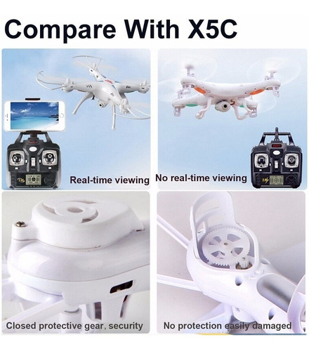 Syma X5sw Drone Wifi Fpv 2.4ghz 4ch Rc Hd 18 % Descuento