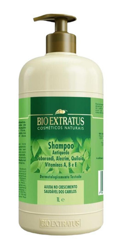 Imagem 1 de 2 de Shampoo Antiqueda Jaborandi 1 Litro Bio Extratus K281