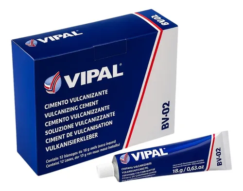 Cola Vulcanizante A Frio Vipal Bv-02 Bisnaga 18g | MercadoLivre