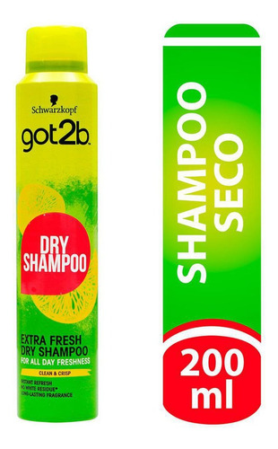 Shampoo Seco Extra Fresh Got2b Volumen Aroma Delicioso