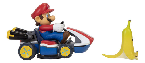 Vehículo Mario Racer 6.35 Cm Mario Kart Spin Out