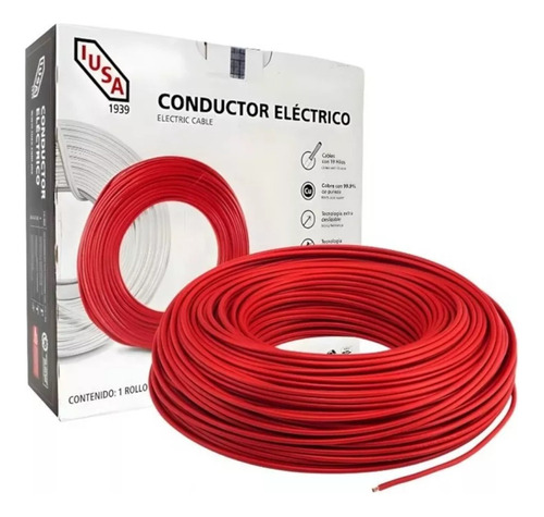 Cable Iusa Thw-ls/thhw-ls Calibre 12 Awg