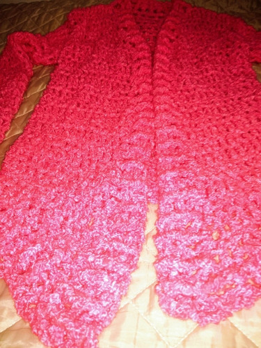 Saco Sacón Tejido A Mano Talle M