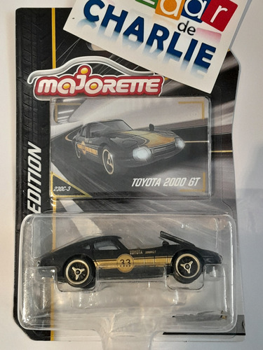 Majorette | Limited Edition | Toyota 2000 Gt Negro Mate