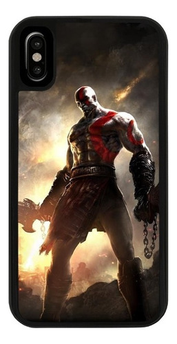 Funda Uso Rudo Tpu Para iPhone God Of War Kratos Gamer 