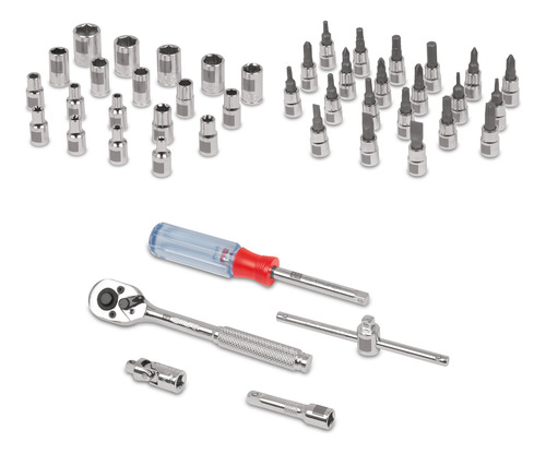 Juego Autocle 1/4 Mm Para Mecanico 45 Pz Truper 13939