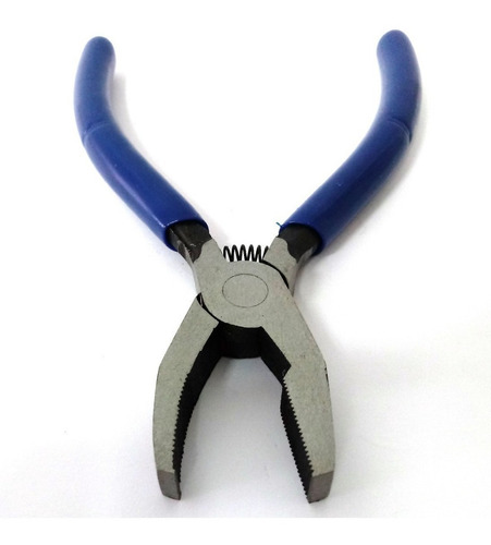 Imagen 3 de 3 de Pinza Dentada Para Morder Vidrio Vitrofusion - Vitraux