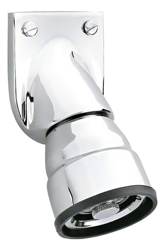 Regadera De Ducha Helvex Regadera Ac-110 Redonda Color Plateado Cromada