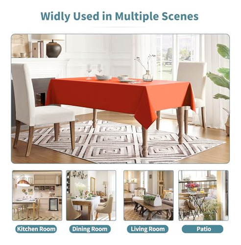 Mantel Rectangular Impermeable 152 X 259 Cm Lavable